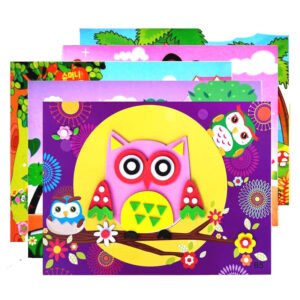 Kids DIY 3D EVA Foam Sticker Craft Kit Educational Puzzle Handmade Toy for Kindergarten