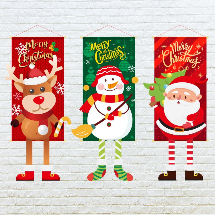 Christmas Hanging Banners & Door Decorations - Festive Banners, Door Signs & Balloon Sets for Party & Store Decor - 图片 5